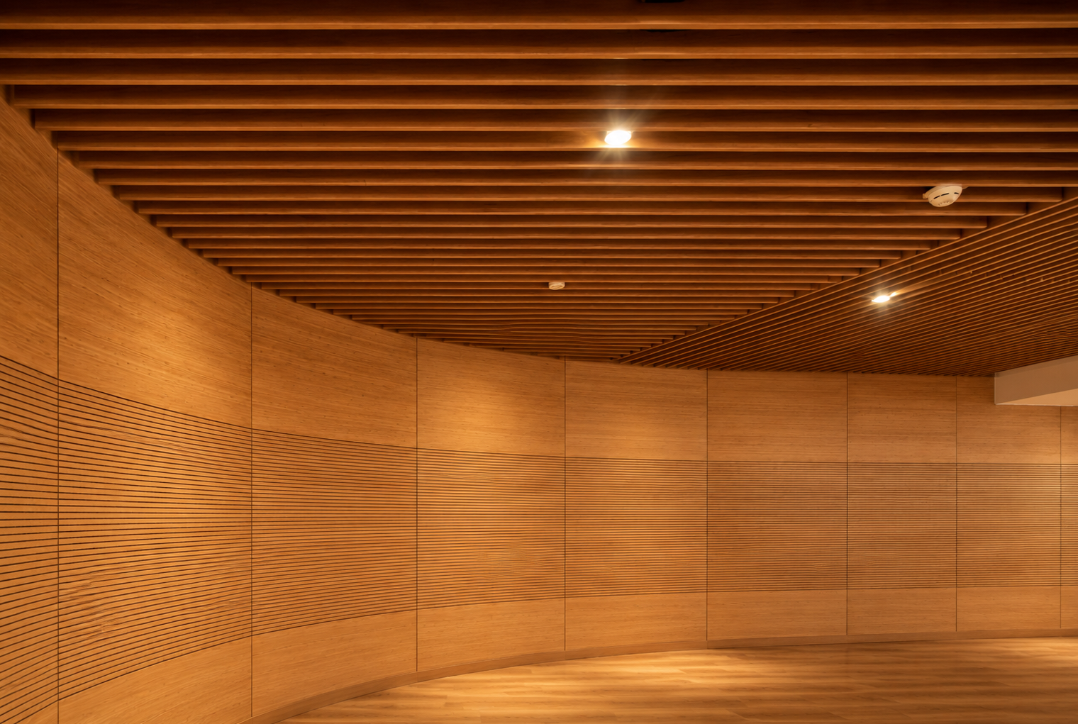 Acoustic Wooden Baffle Panel
